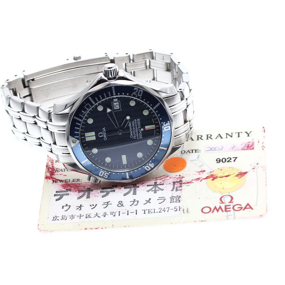 OMEGA Seamaster300 2531.80 Date Navy Dial Automatic Men's Watch_874277