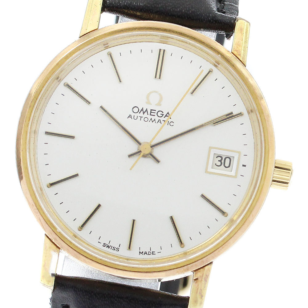OMEGA Date Cal.1012 Silver Dial Automatic Men's Watch_874278