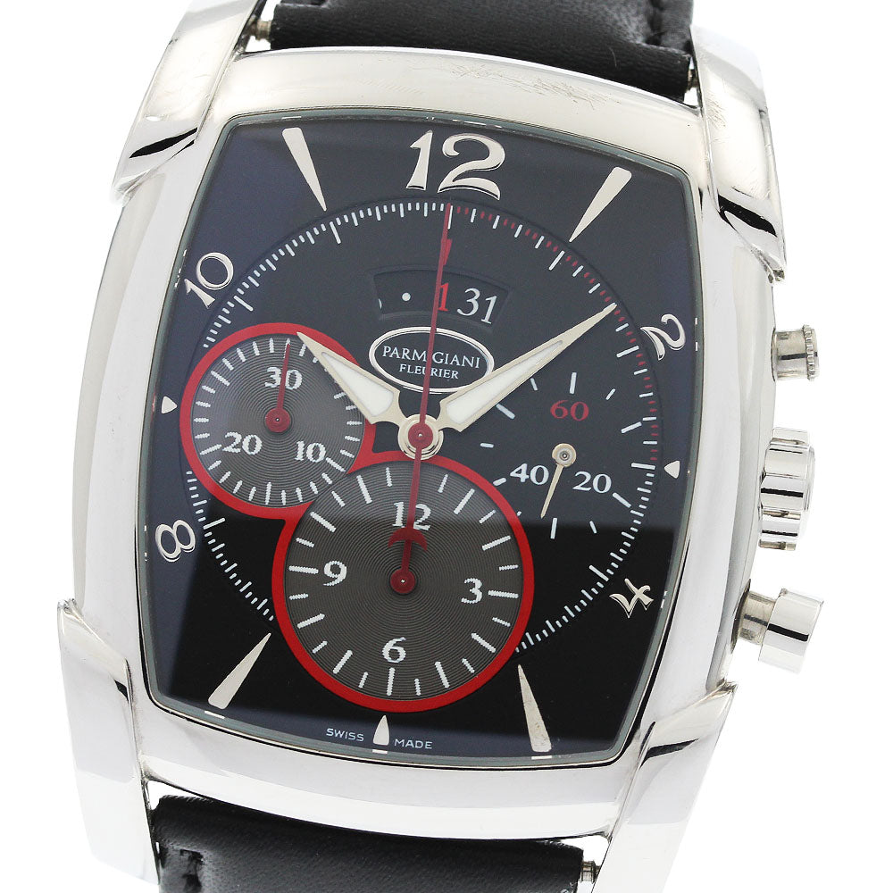 PARMIGIANI FLEURIER Calpagraph PFC128-0001400-HA1441 Date black Dial Automatic Men's Watch_874282