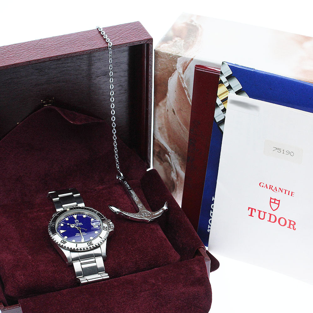 TUDOR Prince Date Submariner 75190 Date blue Dial Automatic Men's Watch_874289