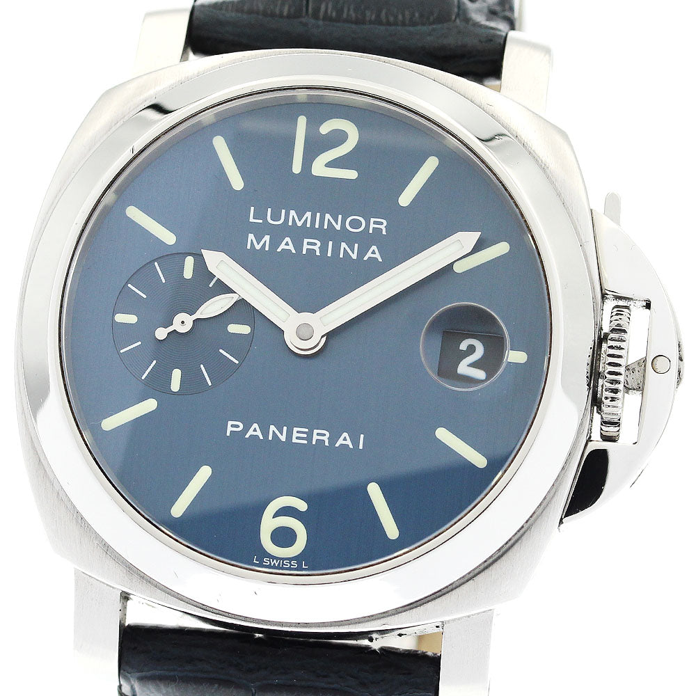 PANERAI Luminor Marina PAM00119 Small Second Date Navy Dial Automatic Men's Watch_874290