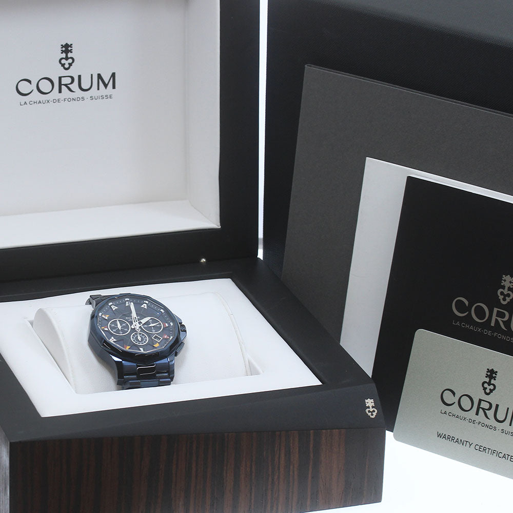 CORUM Corum Admiral 42 984.113.98 Date Navy Dial Automatic Men's Watch_874302