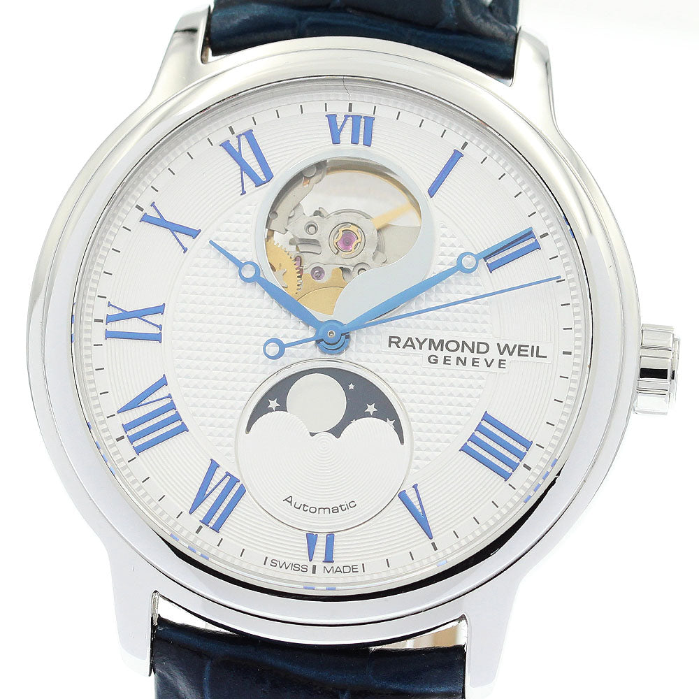 RAYMOND WEIL Maestro 2240-STC-J0655 Moon phase Silver Dial Automatic Men's Watch_874312