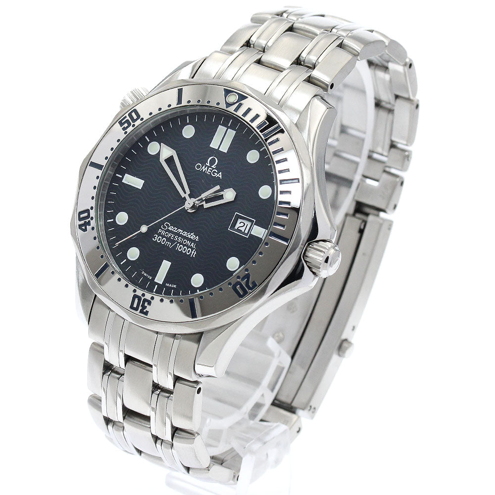 OMEGA Seamaster300 Professional 2542.80 Date Navy Dial Quartz Men's Watch_874313