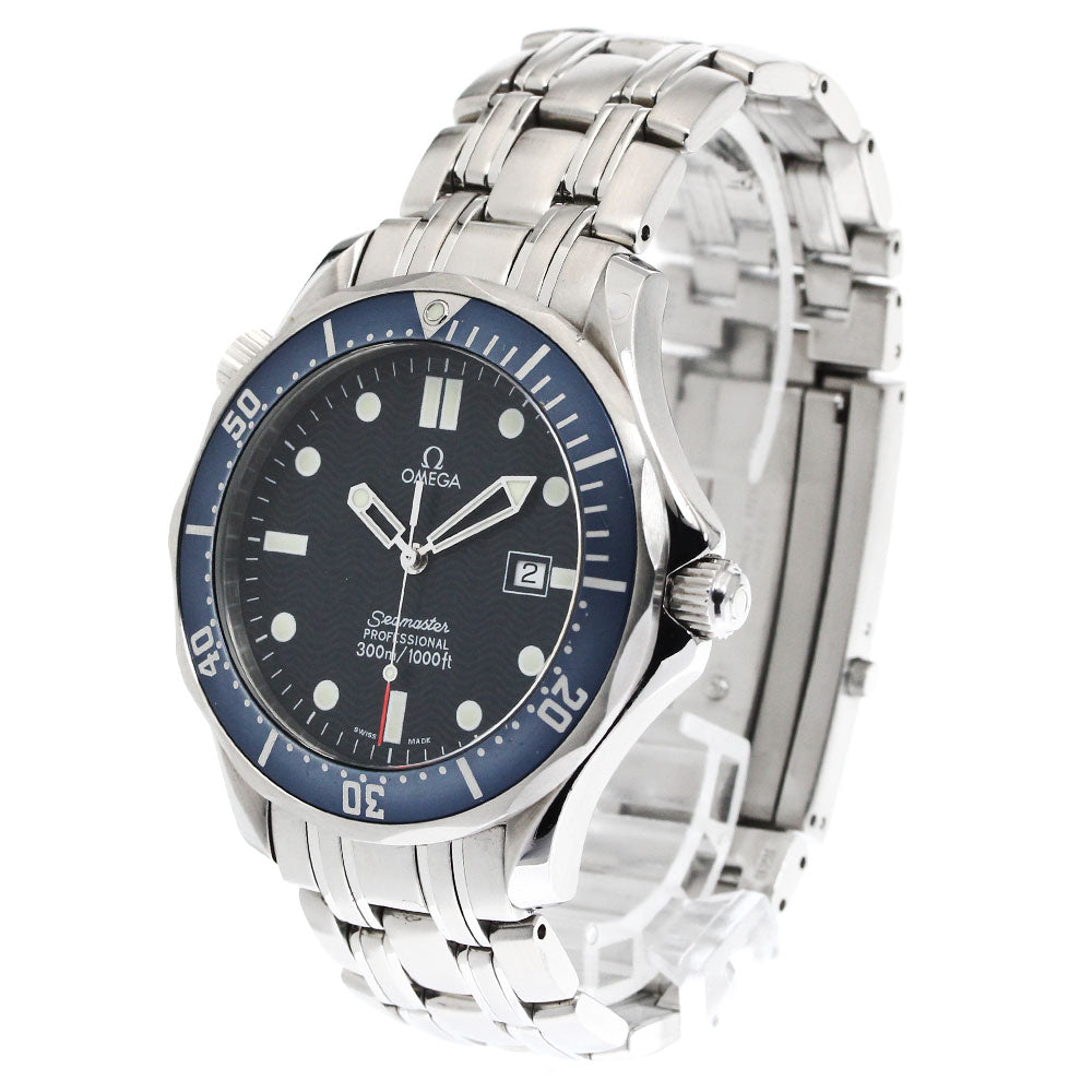 OMEGA Seamaster300 2541.80 Date Navy Dial Quartz Men's Watch_874334