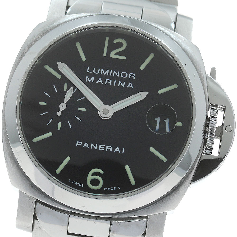 PANERAI Luminor Marina PAM00050 Small Second Date Automatic Men's Watch_874341
