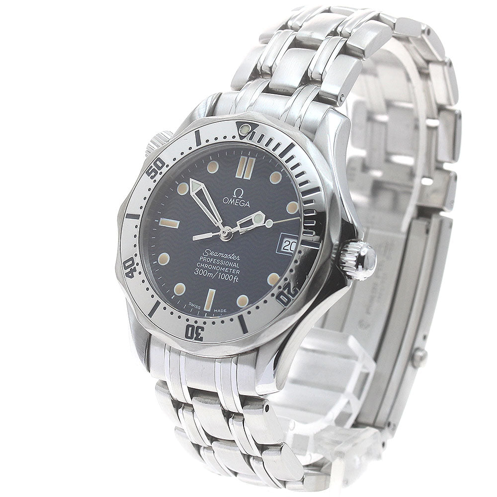 OMEGA Seamaster300 2552.80 Date Navy Dial Automatic Boy's Watch_874347