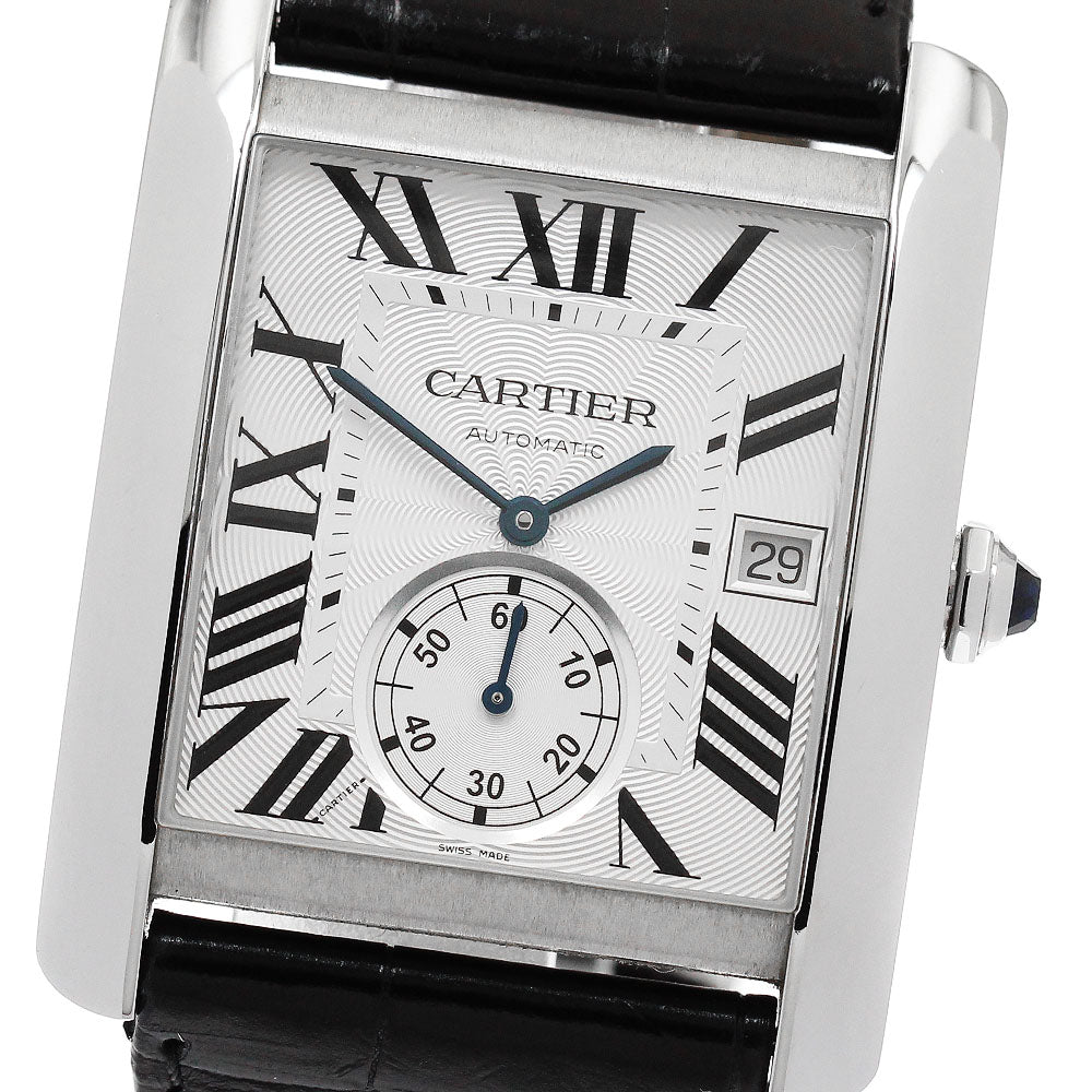 CARTIER Tank MC LM W5330003 Small seconds Silver Dial Automatic Men's Watch_874349