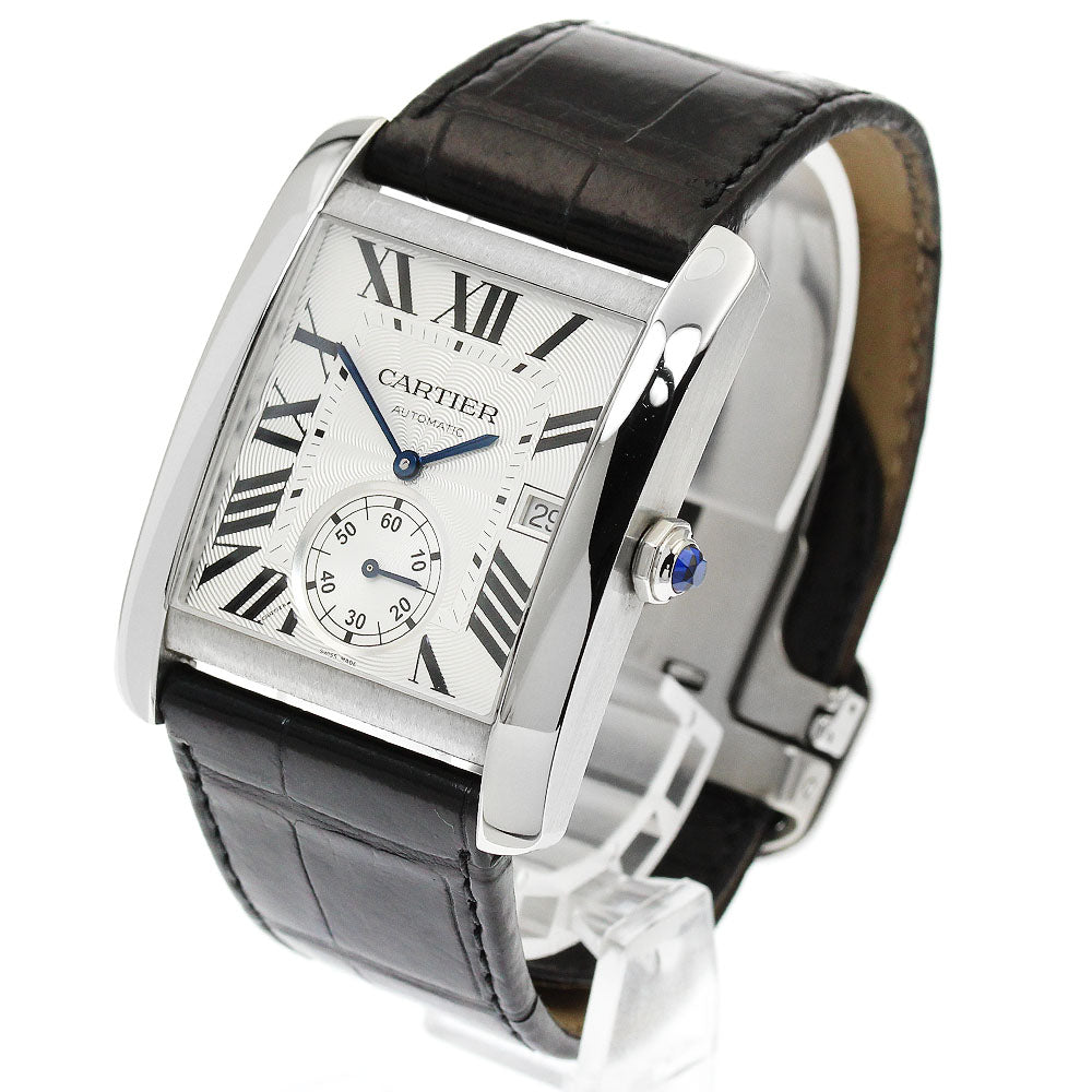 CARTIER Tank MC LM W5330003 Small seconds Silver Dial Automatic Men's Watch_874349