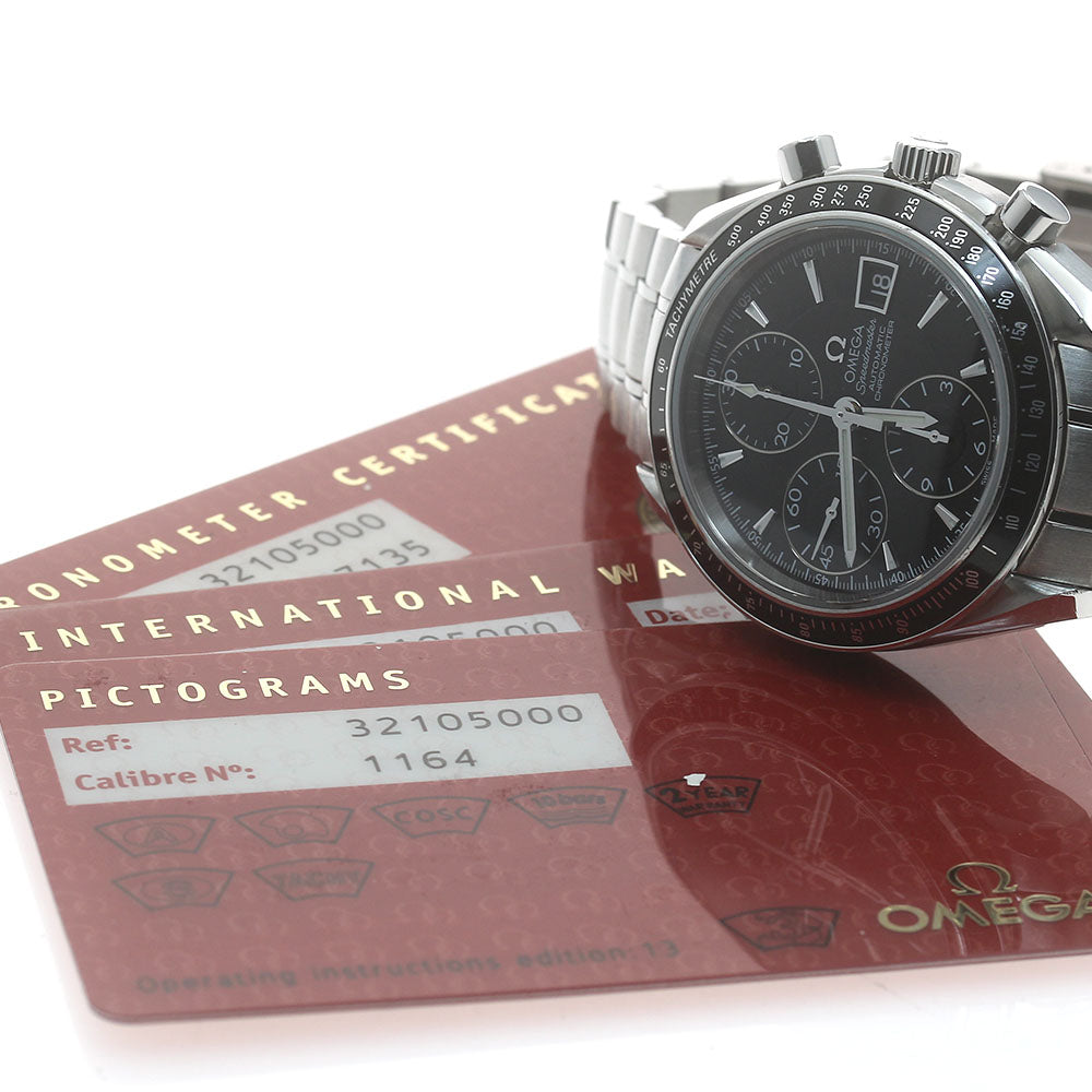 OMEGA Speedmaster 3210.50 Date Chronograph black Dial Automatic Men's_874364
