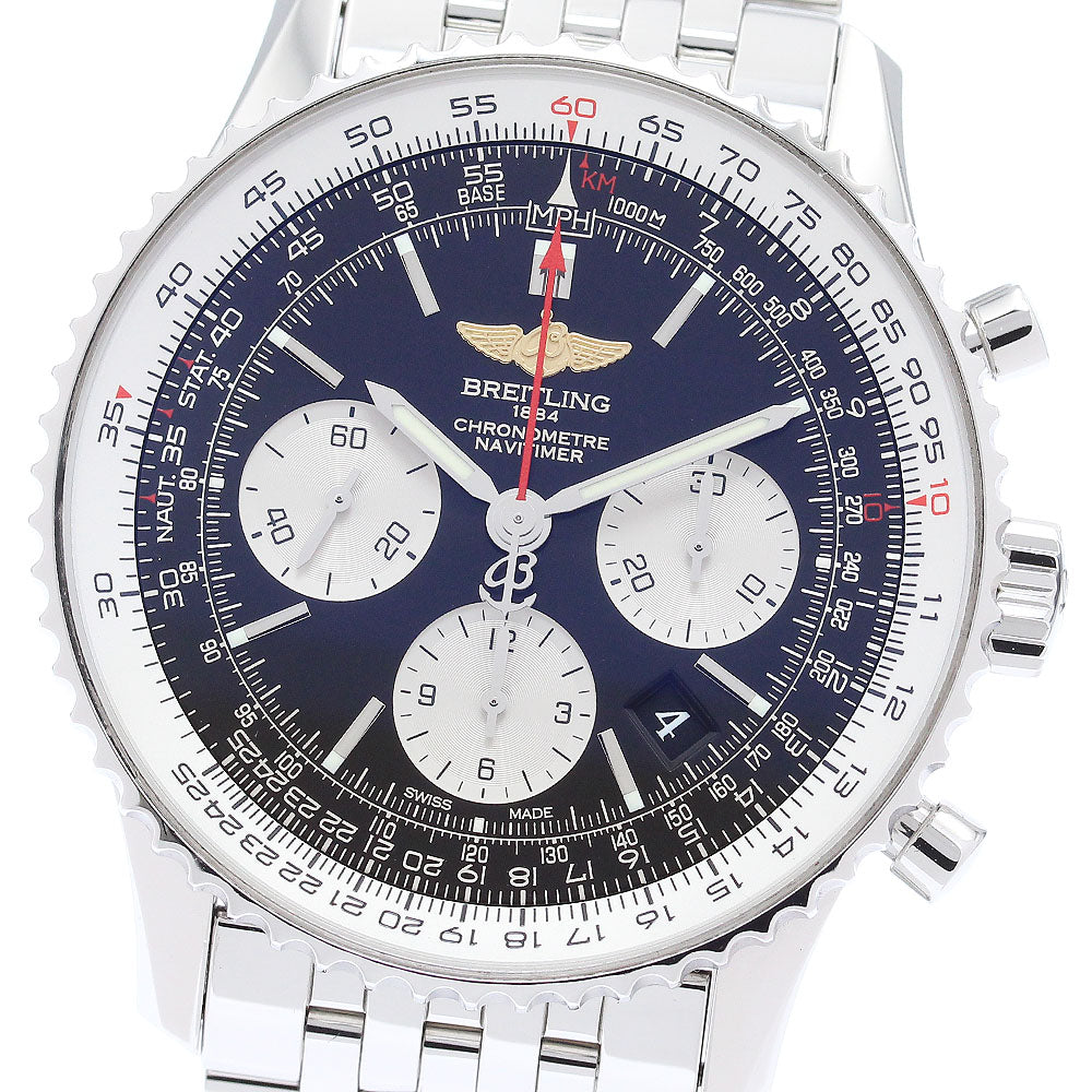 BREITLING Navitimer01 AB0120 Chronograph black Dial Automatic Men's Watch_874368