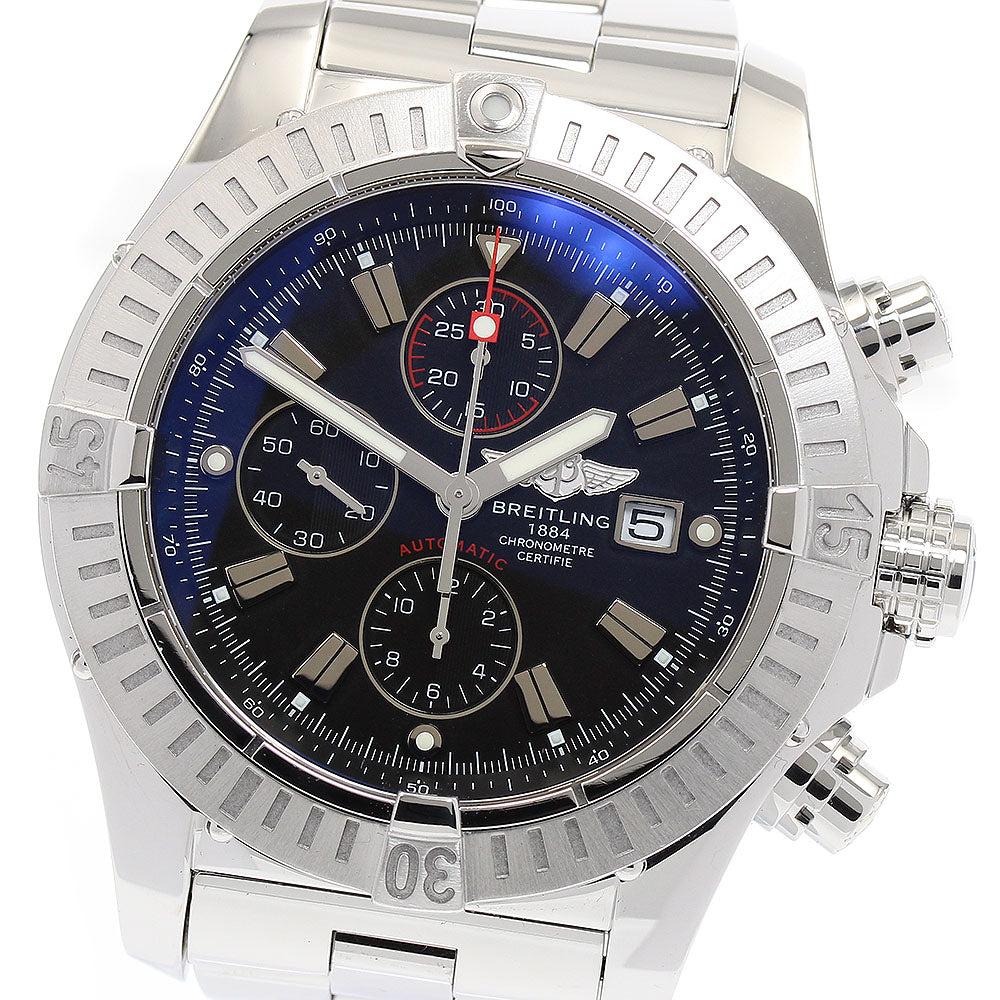 BREITLING Super Avenger A13370 Chronograph Date Automatic Men's Watch_874370