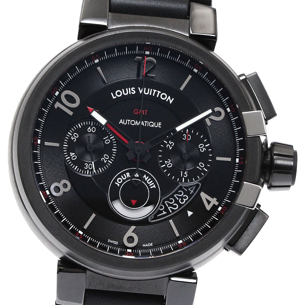 LOUIS VUITTON Tambour Evolution Q10580 GMT chronograph Automatic Men's_874397