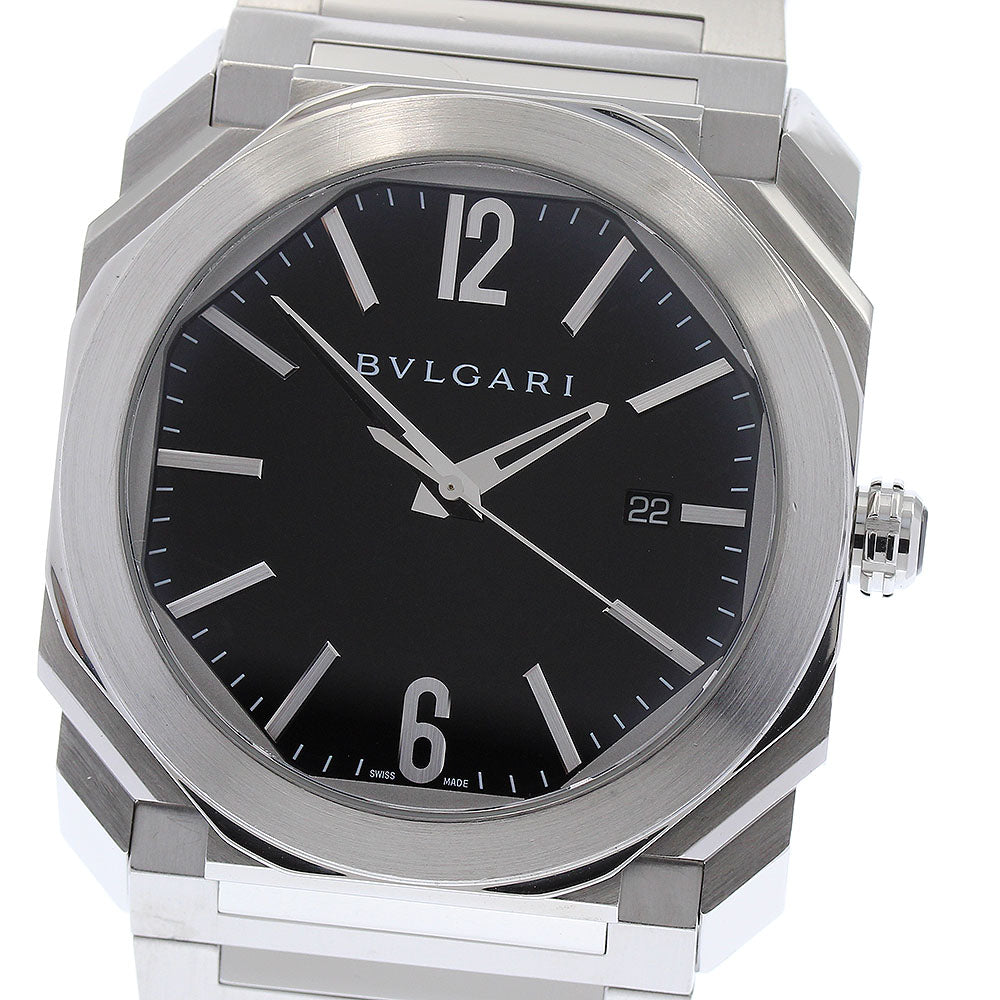 BVLGARI Octo BGO41S Date Black Dial Automatic Men's Watch_874398