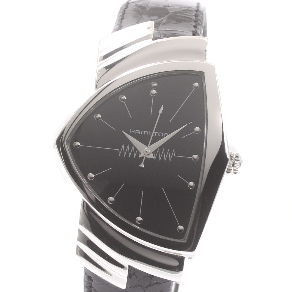 HAMILTON Ventura H244110 black Dial Quartz Men's Watch_874402