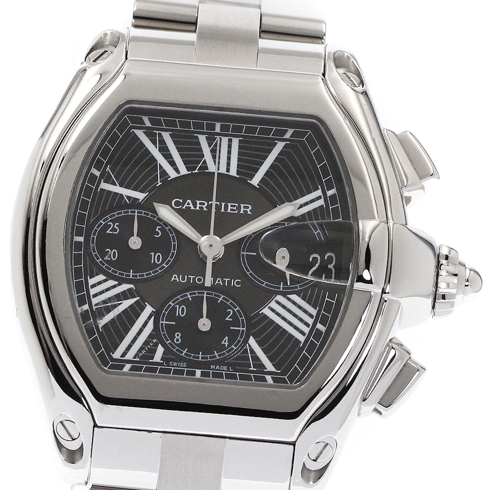 CARTIER Roadster Chronograph XL W62020X6 black Dial Automatic Men's Watch_874415