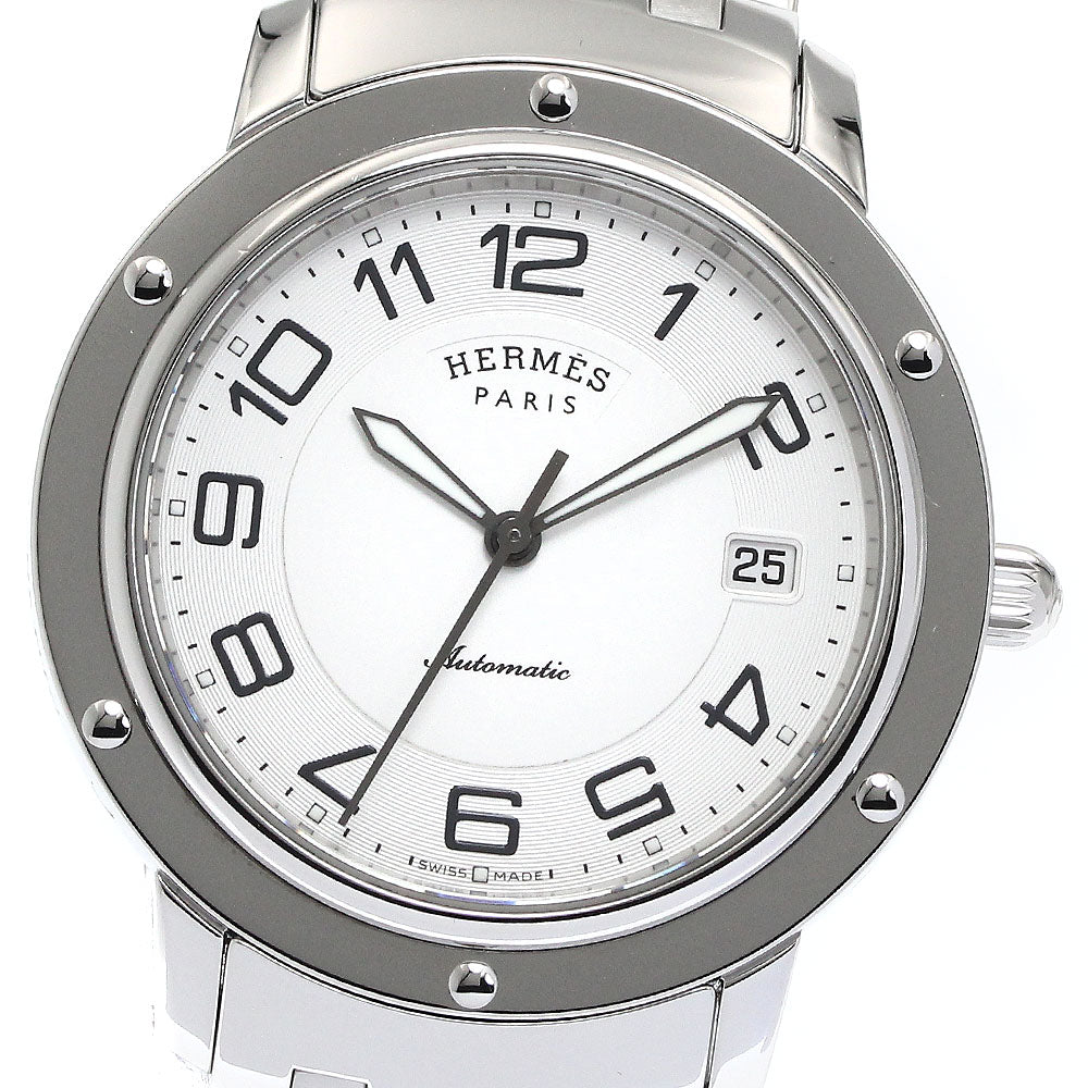HERMES Clipper Classic CP2.810 Date Silver Dial Automatic Men's Watch_874428