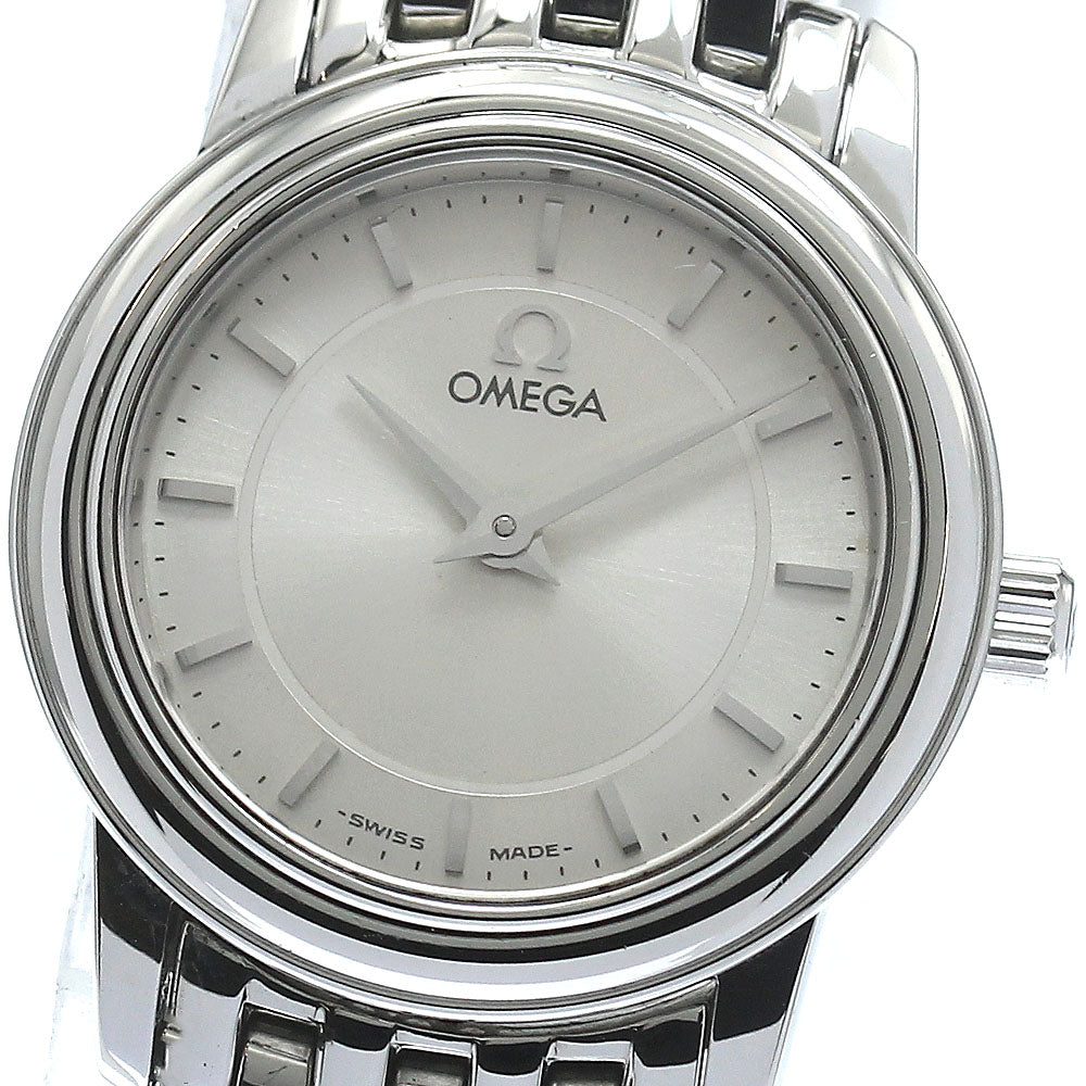 OMEGA De Ville Prestige 4570.31 Silver Dial Quartz Ladies Watch_874441