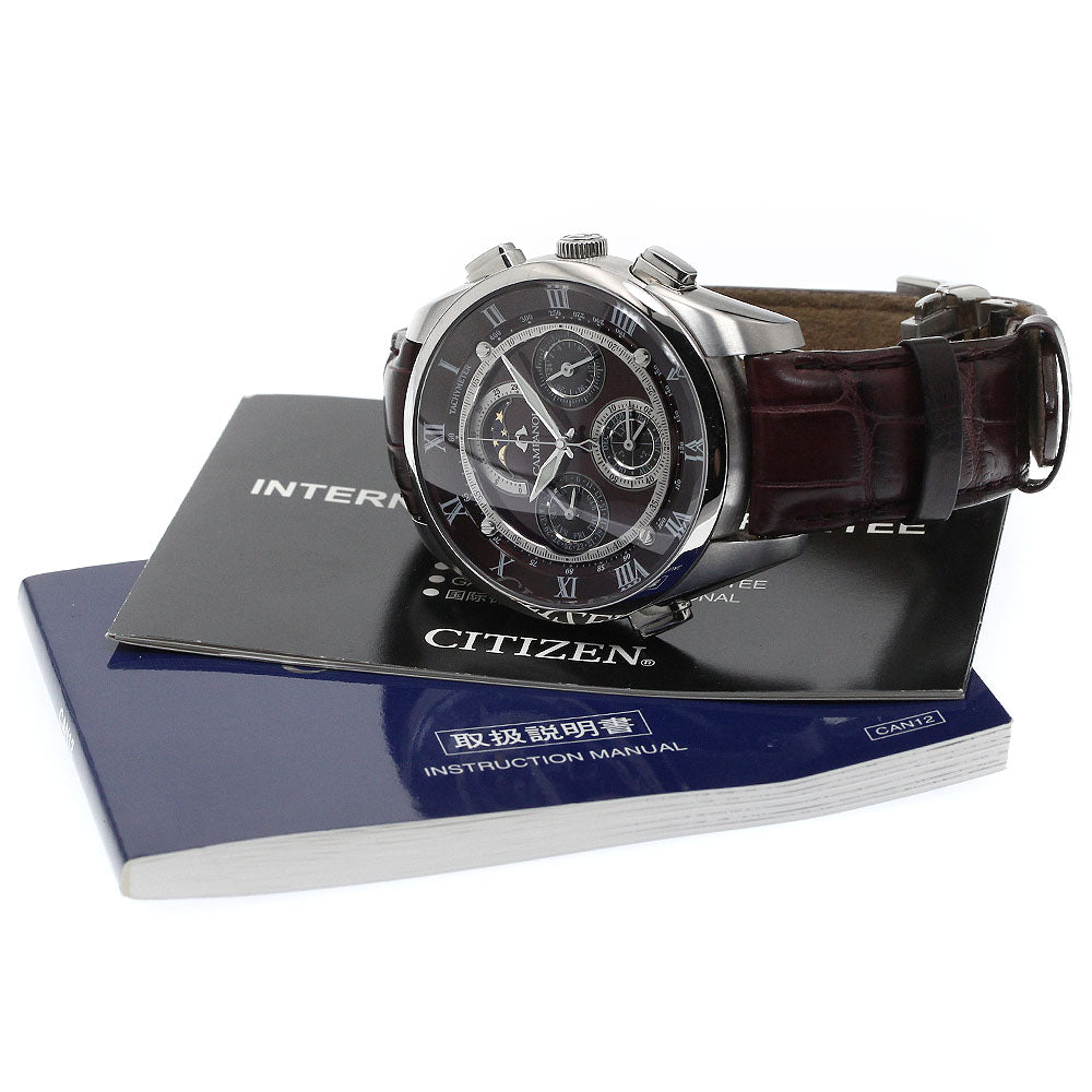CITIZEN Campanola Deep Red Grand Complication CTR57-1001/6772-T007902 Perpetual calendar Bordeaux Dial Quartz Men's Watch_874461