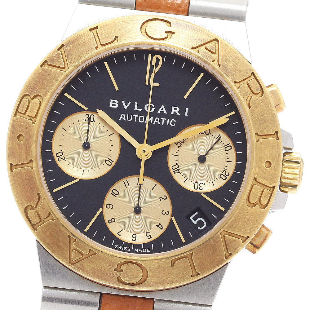 BVLGARI Diagono Sports CH35SG YG bezel chronograph Automatic Men's_874475