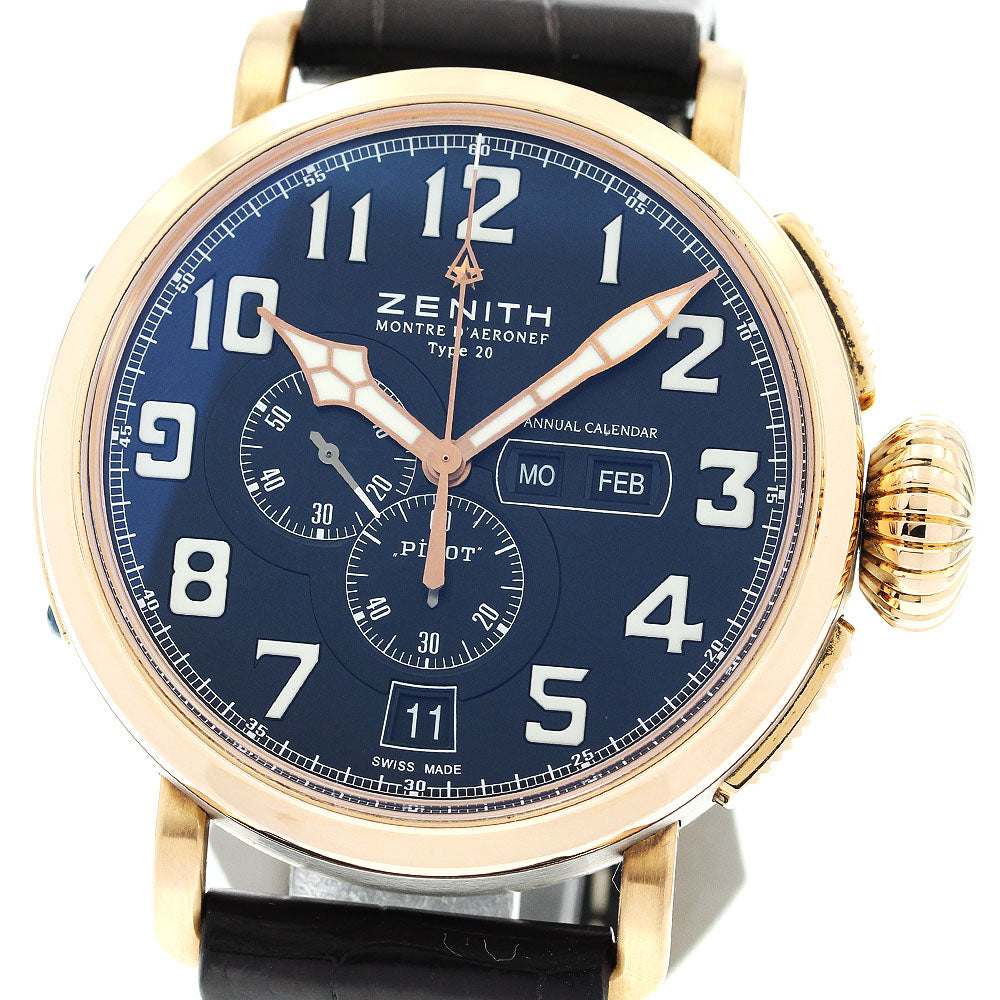 ZENITH Pilot Aeronev type 20 87.2430.4054 Annual calendar black Dial Automatic Men's Watch_874479