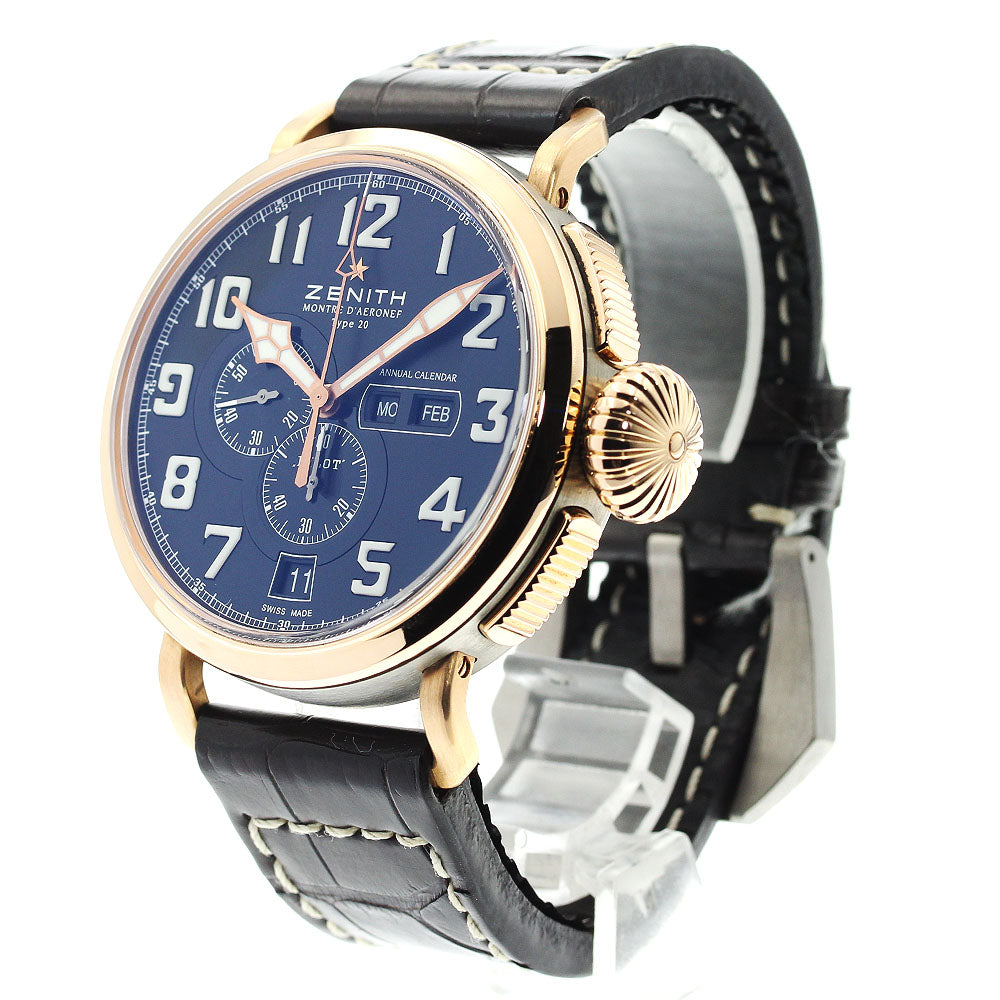 ZENITH Pilot Aeronev type 20 87.2430.4054 Annual calendar black Dial Automatic Men's Watch_874479