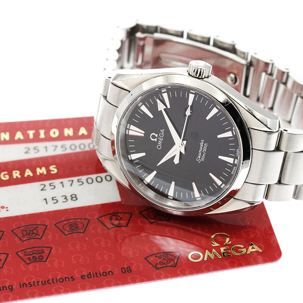 OMEGA Seamaster Aqua Terra 2517.50 Date black Dial Quartz Men's Watch_874485
