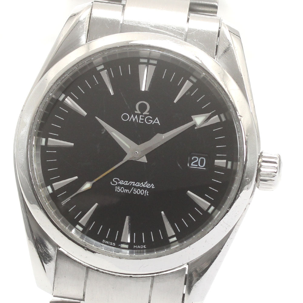 OMEGA Seamaster Aqua Terra 2518.50 Date black Dial Quartz Boy's Watch_874492