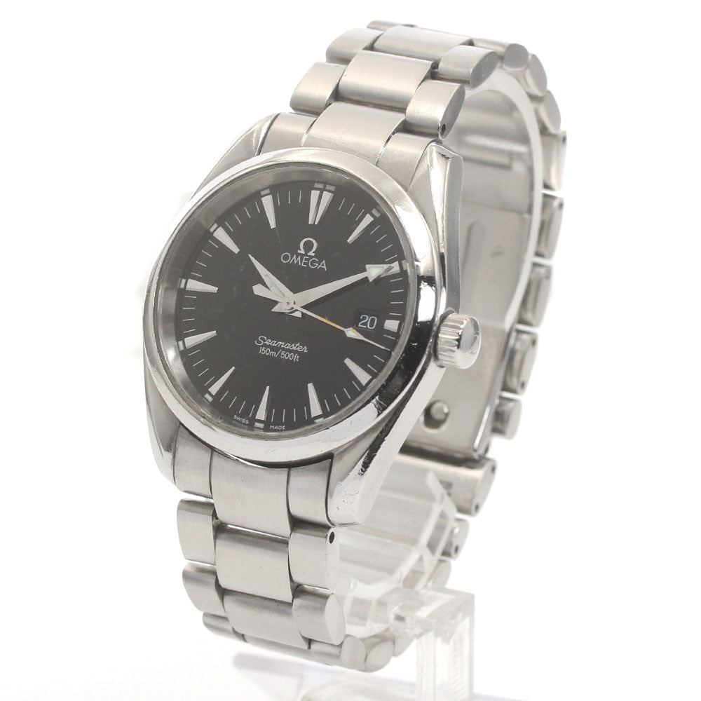 OMEGA Seamaster Aqua Terra 2518.50 Date black Dial Quartz Boy's Watch_874492