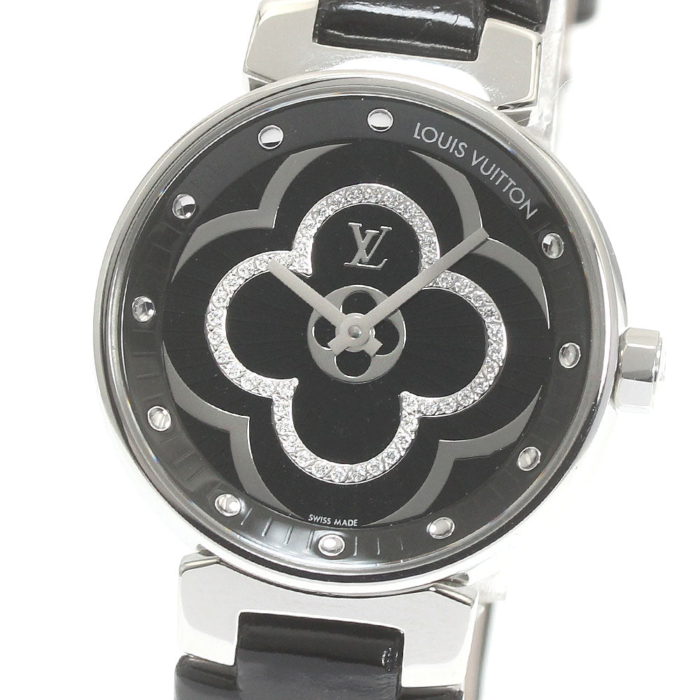 LOUIS VUITTON Tambour Moondevian QA018Z black Dial Quartz Ladies Watch_874494