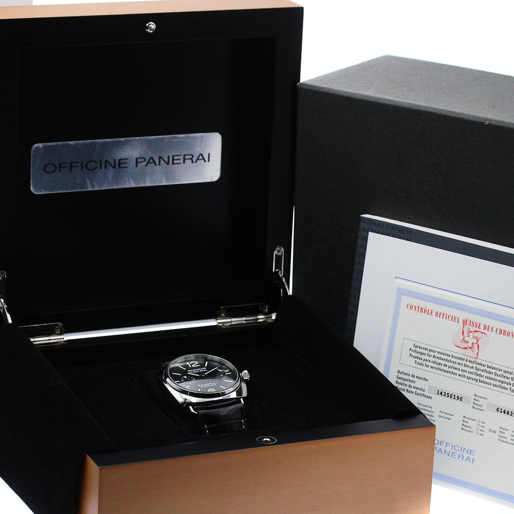 PANERAI Radiomir Black Seal PAM00287 Date black Dial Automatic Men's Watch_874509