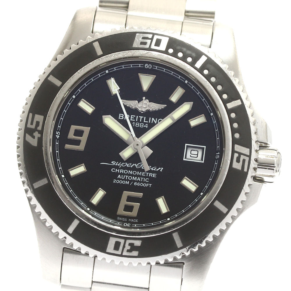 BREITLING Super Ocean 44 A17391 Date black Dial Automatic Men's Watch_874518