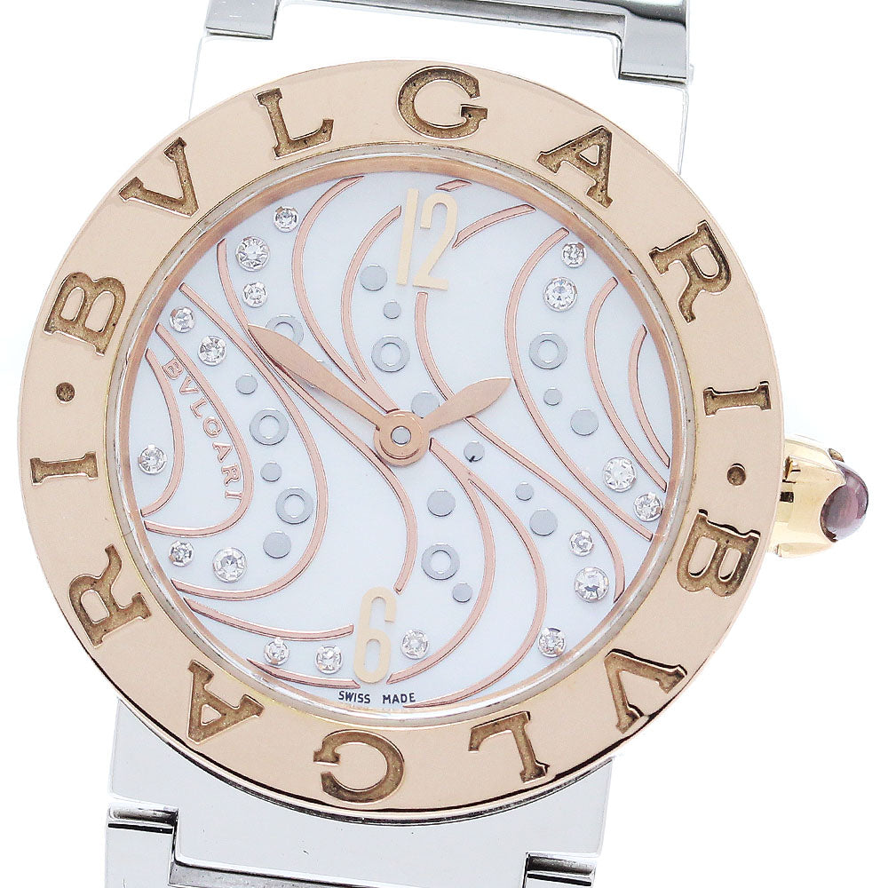 BVLGARI BVLGARIBVLGARI BBLP26SG White shell Dial Quartz Ladies Watch_874529