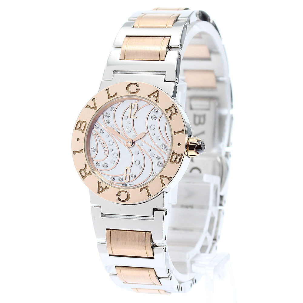 BVLGARI BVLGARIBVLGARI BBLP26SG White shell Dial Quartz Ladies Watch_874529