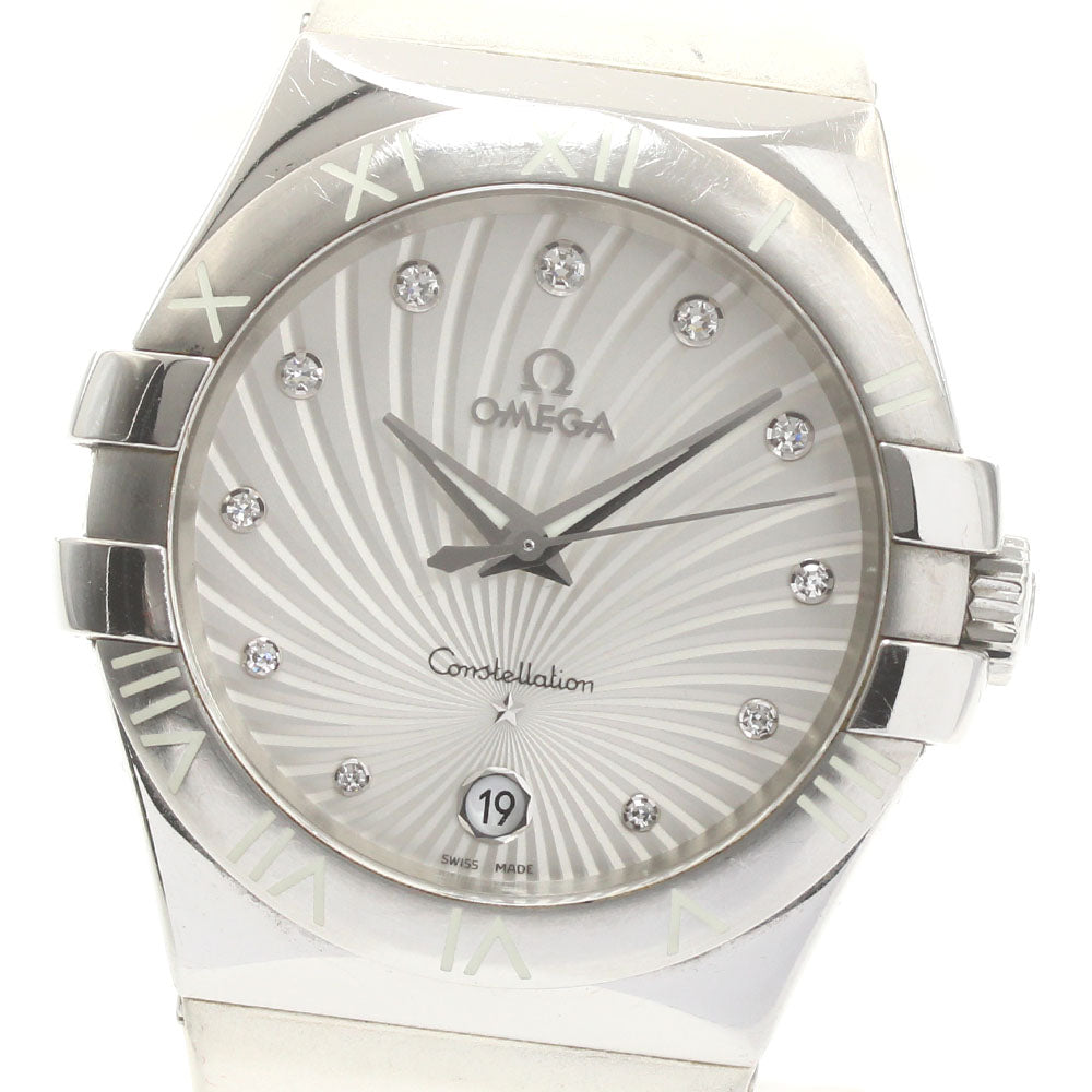 OMEGA Constellation 123.12.35.60.52.001 11P diamond Quartz Ladies Watch_874544