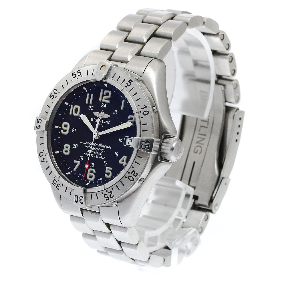 BREITLING Super Ocean A17345 Date black Dial Automatic Men's Watch_874546