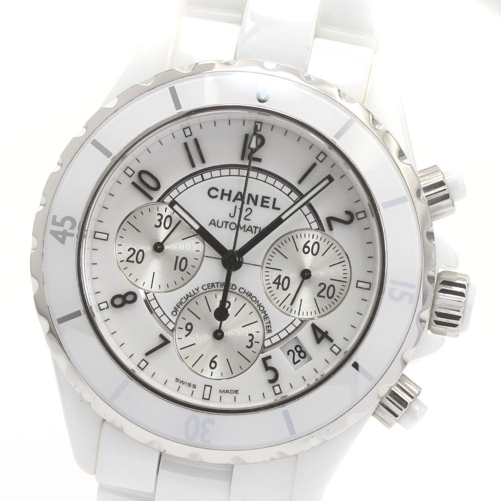 CHANEL J12 H1007 Date Chronograph Automatic Men's Watch_874548