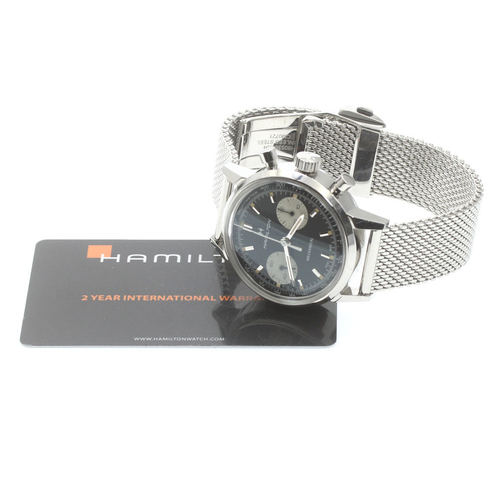HAMILTON Intra-Matic American Classic H38429130 Chronograph Hand Winding_874564