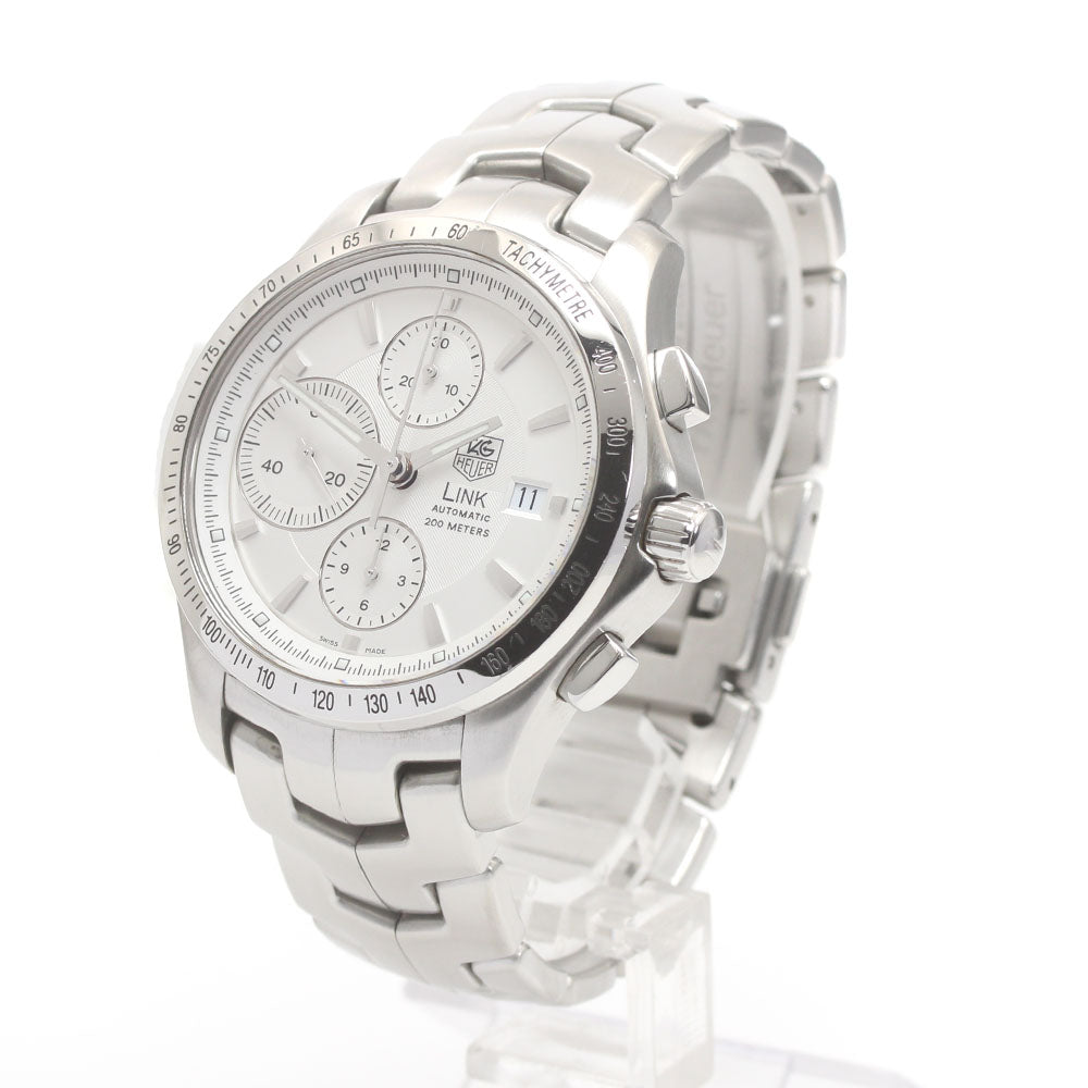 TAG HEUER Link CJF2111 Chronograph Silver Dial Automatic Men's Watch_874566
