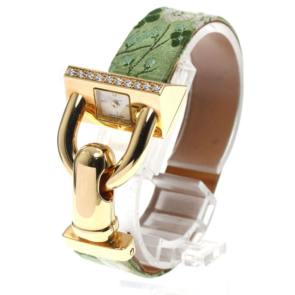 Van Cleef & Arpels Miscadena K18YG 1P diamond Quartz Ladies Watch_874575