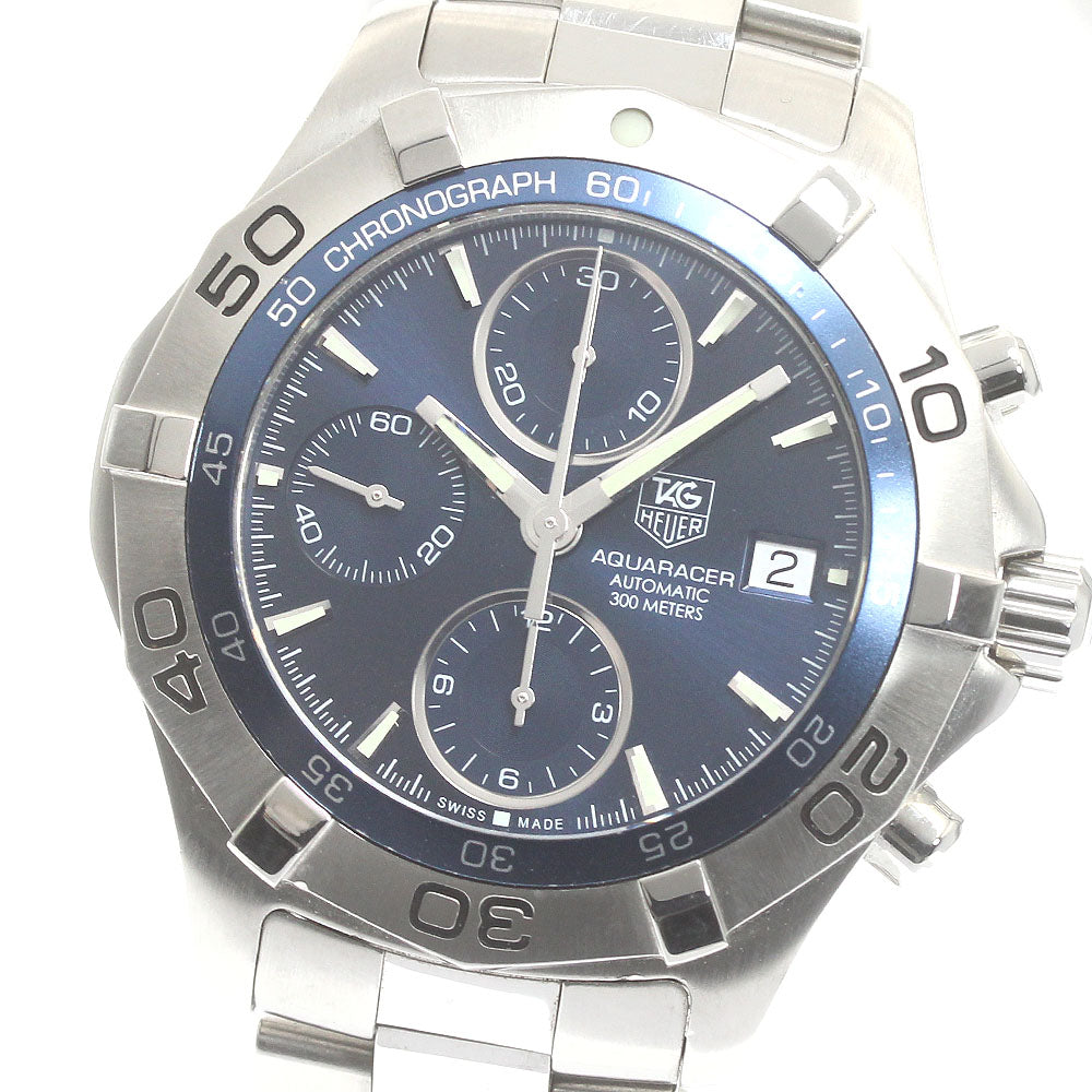 TAG HEUER Aqua racer CAF2112 Chronograph Navy Dial Automatic Men's Watch_874578