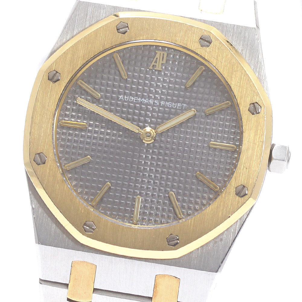 AUDEMARS PIGUET Royal oak 56303/789 YG2 tone gray Dial Quartz Men's Watch_874580