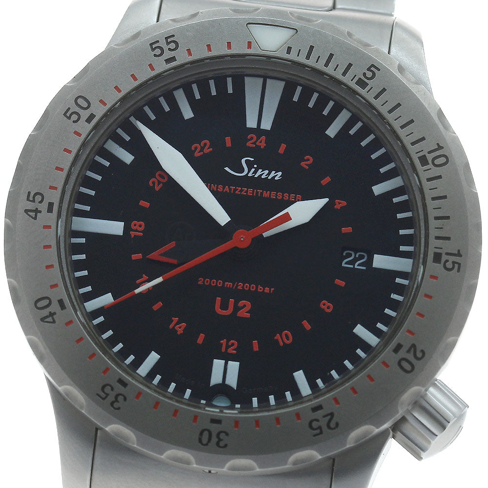 Sinn U2 1020 Date black Dial Automatic Men's Watch_874582