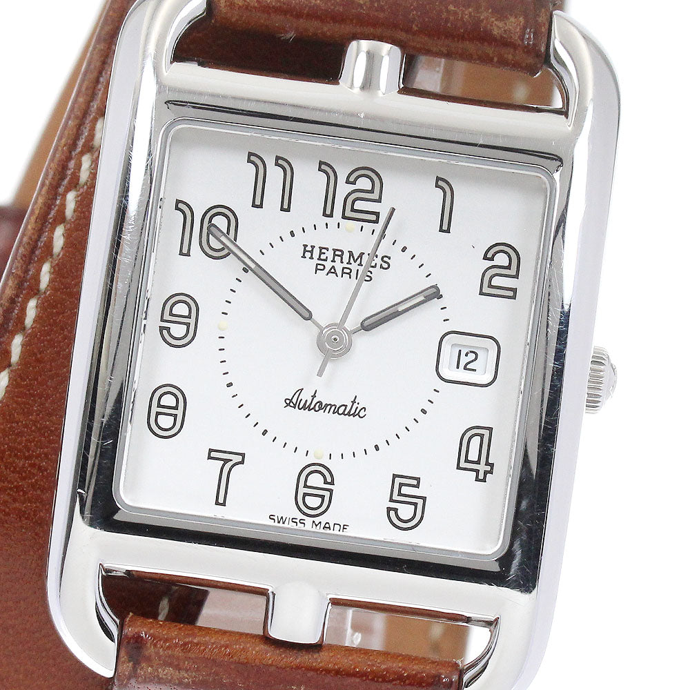 HERMES Cape Cod CC1.710 Double Tour Silver Dial Automatic Men's Watch_874584