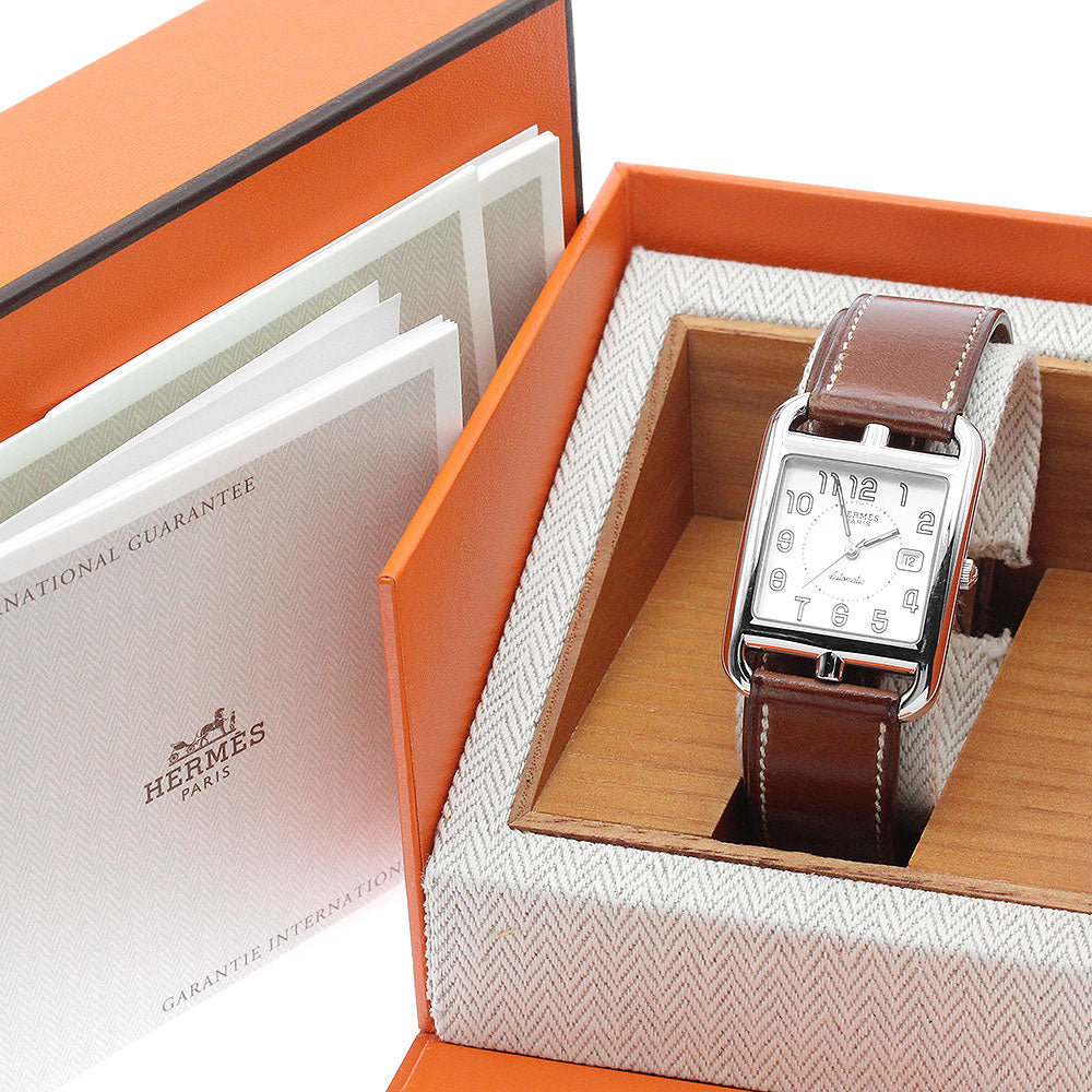HERMES Cape Cod CC1.710 Double Tour Silver Dial Automatic Men's Watch_874584