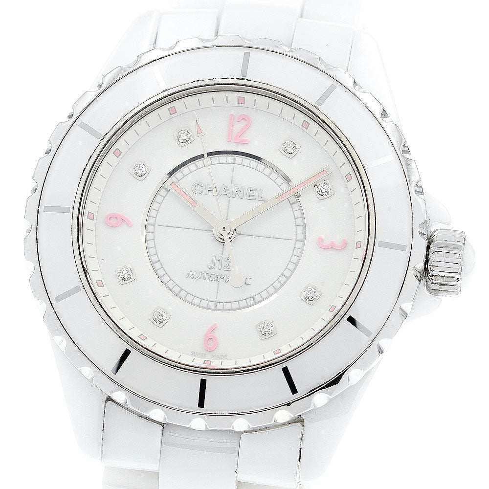 CHANEL J12 Pink light H4864 8P diamond white Dial Automatic Men's Watch_874595