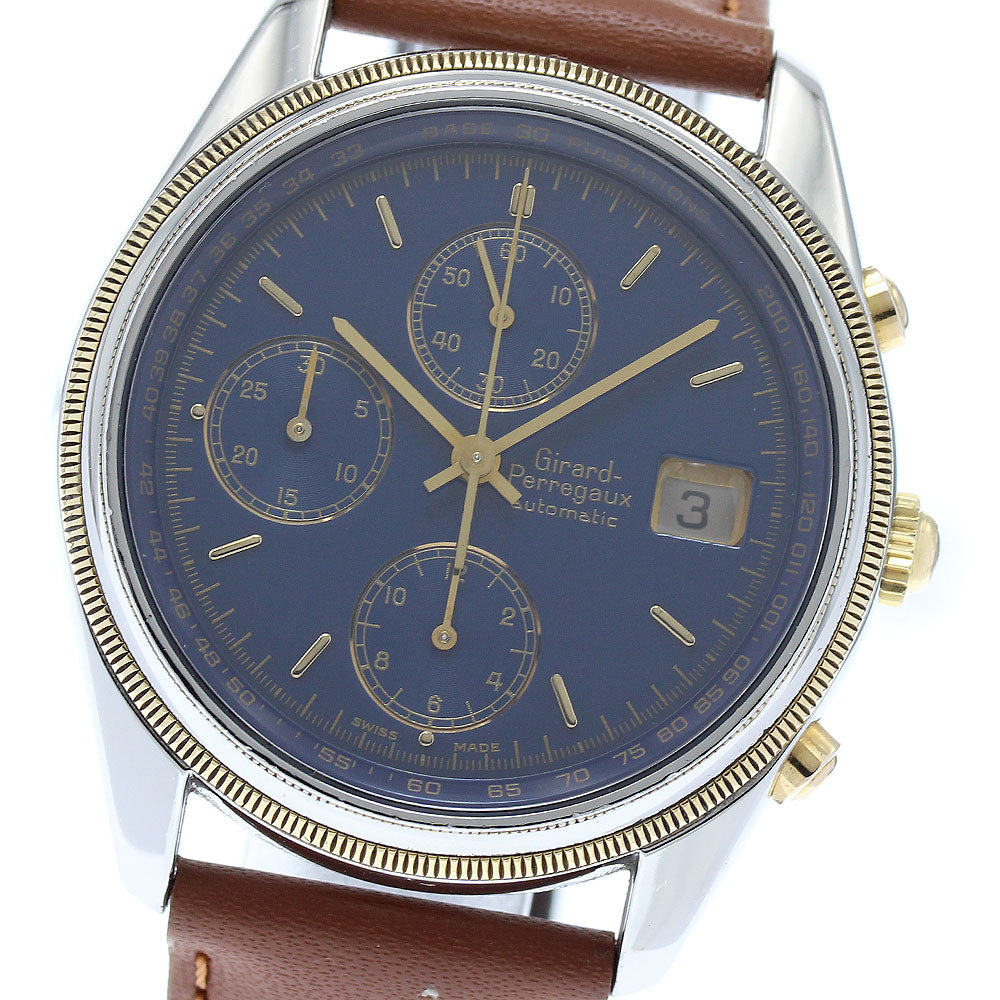GIRARD PERREGAUX Gold Plated4900 4900 Chronograph Automatic Men's Watch_874611