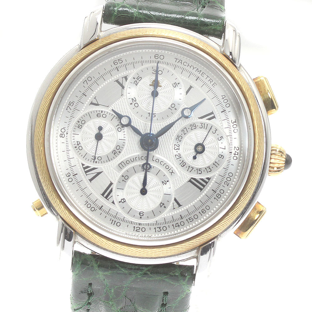 MAURICE LACROIX Masterpiece 61549 Split second chronograph Silver Dial Automatic Men's Watch_874616