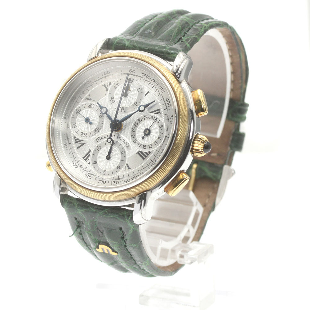 MAURICE LACROIX Masterpiece 61549 Split second chronograph Silver Dial Automatic Men's Watch_874616