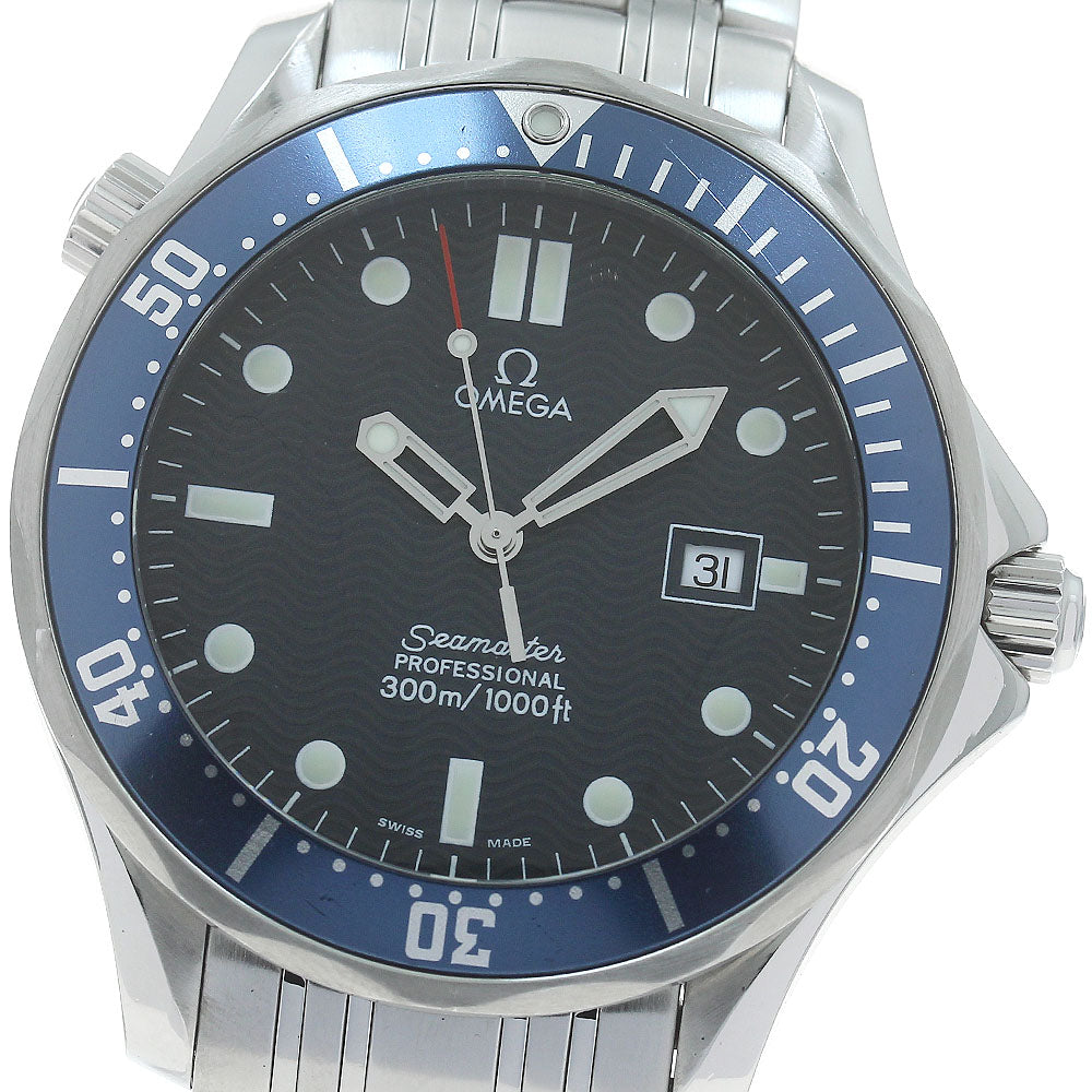 OMEGA Seamaster300 2541.80 Date Navy Dial Quartz Men's Watch_874628